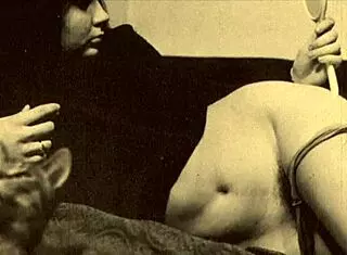 vintage taboo scene with hairy pussy outdoors