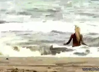 Blonde Gets Kinky Massage And Rough Fuck Outdoor