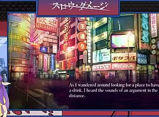 Muscular Japanese Bodybuilder Damages Skinny Brunette In Hentai Anime