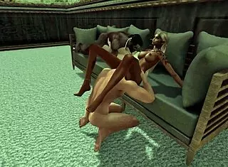 On honeymoon, couple bets on group sex with licking and banging