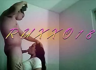 i was fucking her mouth with blowjob while she recorded herself in the video