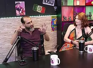 women trained to give pleasure in sheer red lingerie, reh queen and kstro.