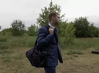 Men In Suits Gay Porn With Guy Next Door Stripping And Boxing Naked!