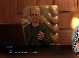 In the office, the sexy secretary lifts her skirt to show huge tits