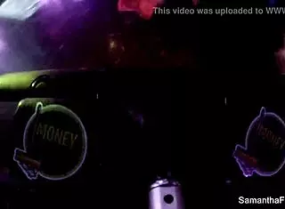 samantha saint strips and rips clothes in behind the scenes bathing fun