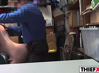 Sweet Teen Sucks Burglar's Monster Cock!