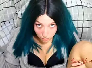 Step Sister Avoids Work and Risks Pregnancy with Doggystyle Action