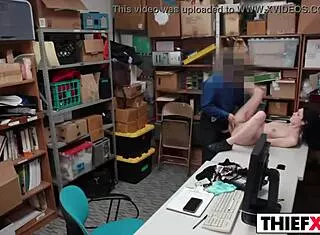 Sweet Teen Sucks Burglar's Monster Cock!