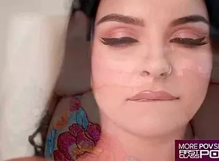 Naughty Bubbly Bombshell Payton Preslee Teases with Huge Tits