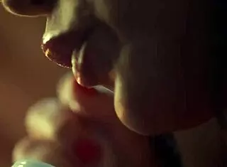 submissive queenie in chastity belt gets dominated