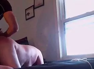 rough sex role play with blowjob and anal fucking.