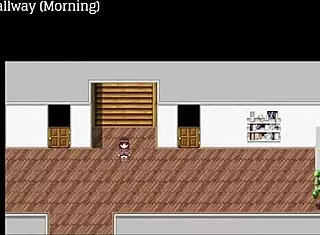 Father-in-law massages wife, wanting to fuck her in hentai style