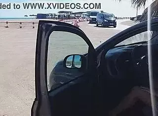 why pee from my car at nudist beach parking?