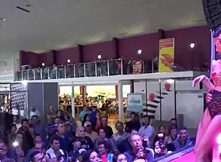 Francys Belle and Victor Bloom in Public Outdoor Encounter