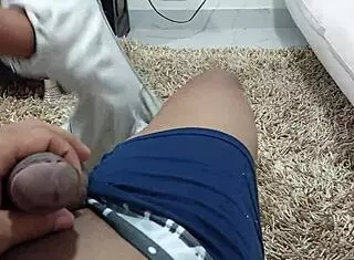 my whore stepmother gets horny seeing my cock.