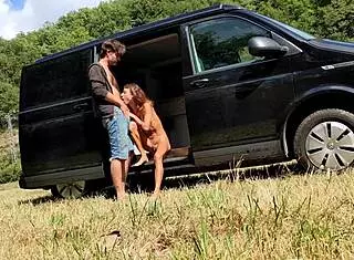 I Meet My Friend In The Street Next To My Van