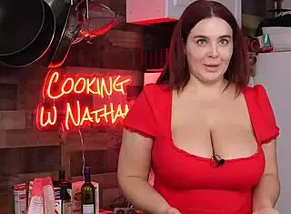 im always horny in the kitchen with big tits