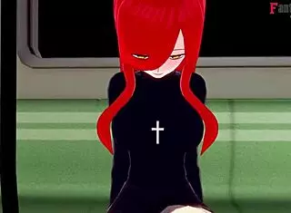 Parasoul Gives Public Blowjob in Skullgirls Cartoon Outdoor Scene