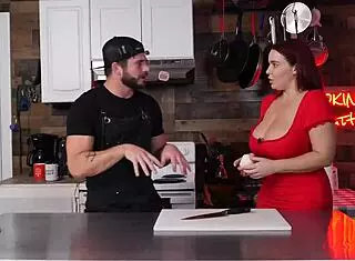 im always horny in the kitchen with big tits