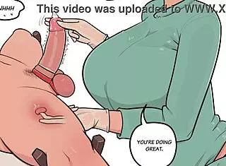 Intense prostate lesson with detailed instructions and toys