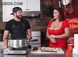 im always horny in the kitchen with big tits