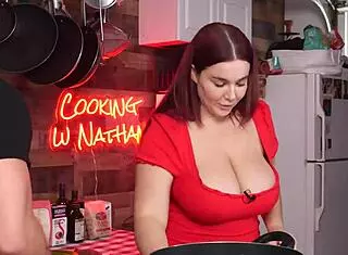 im always horny in the kitchen with big tits