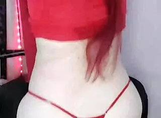 My trainer fucks me roughly with a dildo while talking dirty