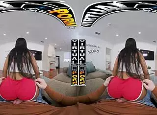 virtual porn horny black stepmom lia lovely teaches lesson with big ass