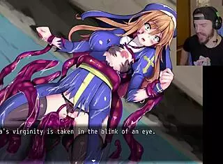 Enjoy an uncensored video of a tentacle and creampie game