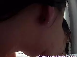 horny babe enjoys self-pleasure by the pool