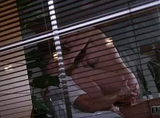 horny housewife riding plumber's cock hard