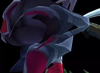 irelia's sexy huge ass is thicc, he said