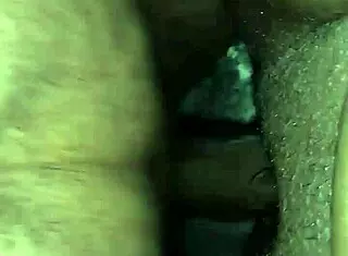 pov view of creaming on dick with fat wet ebony pussy