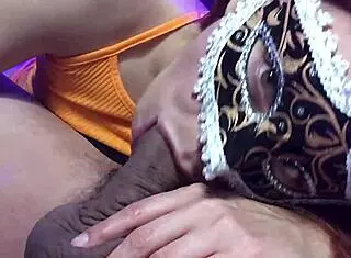 You Are Gonna Love Watching This Housewife Lick Big Cock In Her Dress And Swallow Cum