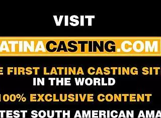 Yessica Bunny's first camera time in fake Latina casting