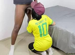 Passivo rabudo gemeu gostoso no pau preto 😩