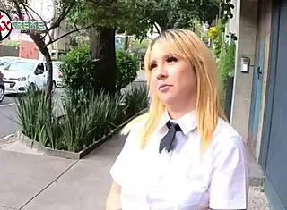 took a stranger off the street and my worker gave her a huge cock