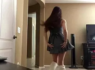 Redhead with huge tits fucked and creampied