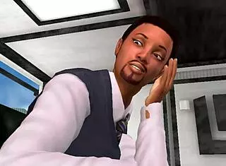 I explore office fantasies in 3D