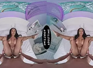 Hot stacked cali sweets titty fucks david lee then rides rough