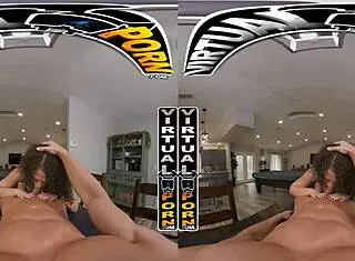 Willow Ryder's pussy serves as the ultimate meal in virtual reality porn