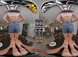 Willow Ryder's pussy serves as the ultimate meal in virtual reality porn