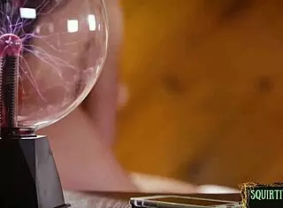 Cute petite teen squirting in kinky lesbian threesome