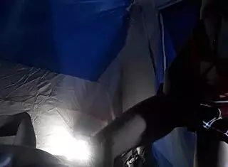 camping trip blew her back out blonde horny slut