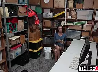 Cute Teen Thieves Get Punished With Blowjobs And Ass Fucking In Garage
