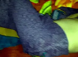 Young african indian teen on sofa in homemade scene