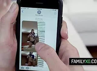 redhead stepmom lauren phillips spends time with stepson in suggestive way.