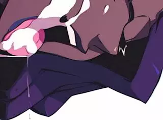 the vampire says 'i'm sucking this cum in hentai style'