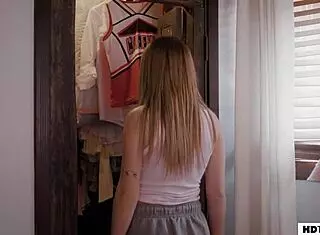 busty ex cheerleader stalking the new captain - jane wilde and gabbie carter