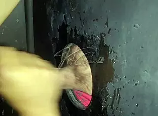 latina loves strangers at gloryhole in swing house